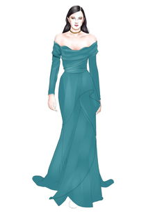從Elie Saab 2018秋冬高定秀場(chǎng)汲取靈感 服裝畫與手稿應(yīng)用實(shí)戰(zhàn)教程